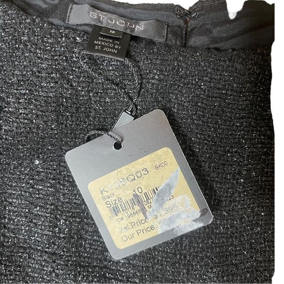 ST. John Metallic Tweed Sheath Dress - Picture 16 of 17